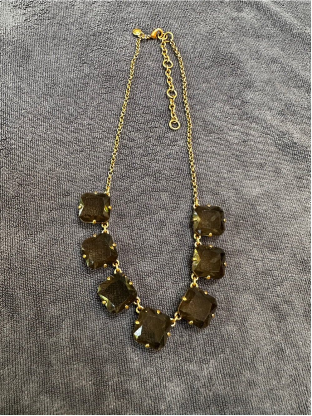 J.Crew Brown & Gold Statement Necklace